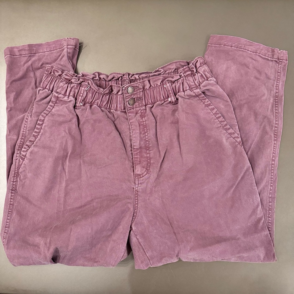 Universal Thread Eggplant Plum Purple Elastic Waistband Pants - Size 14
